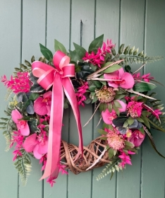 Vibrant Pinks Wreath