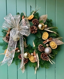 Golden Brown Wreath