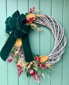 Green Velvet Wreath