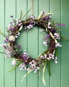 Lavender Blossom Wreath