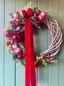 Snowman Wreath